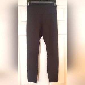 Black with Print Lululemon Align Size 4